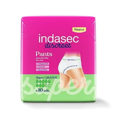 Afbeelding van Incontinentie Luiers Pant Super Talla Grande Indasec (10 uds)