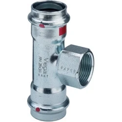 Afbeelding van Viega Prestabo t stuk 28x1/2x28 mm binnen staal