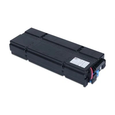 Image de Cartouche de batterie rechange APC #155 d&#039;onduleur 1 x Acide plomb noir pour P/N: SRT1000RMXLI, SRT1000RMXLI NC, SRT1000XLI, SRT1500RMXLI SRT1500XLI, SRT48BPJ