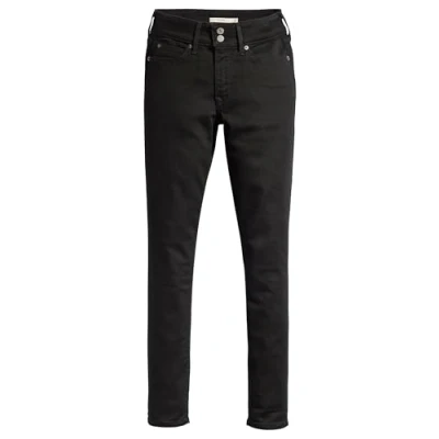 Image de Levi&#039;s 711 Double Button Soft Black, Black., 28W / 32L
