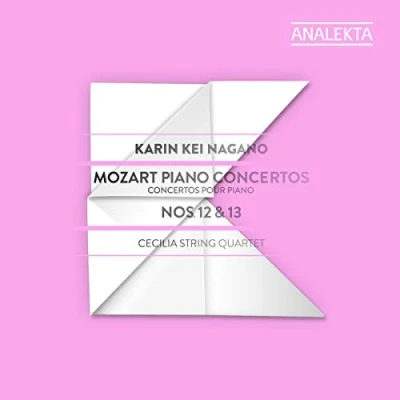Afbeelding van Karin Kei Nagano &amp; Cecilia String Quartet K.414 No.12 K.415 No.13: Concertos For Piano (CD)