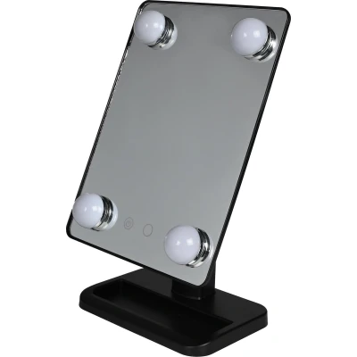 Afbeelding van Benson Make up Spiegel: LED Verlichting, Touch Schakelaar, 30x18.5x12 cm