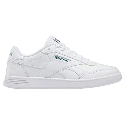 Afbeelding van Reebok Court Advance Trainers Tennisschoenen voor kleibanen cloud white clover green, Dames, Maat: 39 Leer