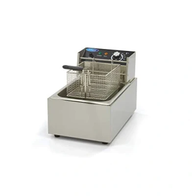 Afbeelding van Maxima Frituurpan 6 L 1 Mand tot 1,2 Kg Frites Friteuse