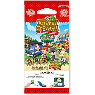 Image de Paquet de 3 Cartes Amiibo Animal Crossing New Leaf 3DS