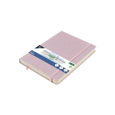 Afbeelding van Kangaro schetsboek A5 violet PU hardcover met elastiek en lint K 861223