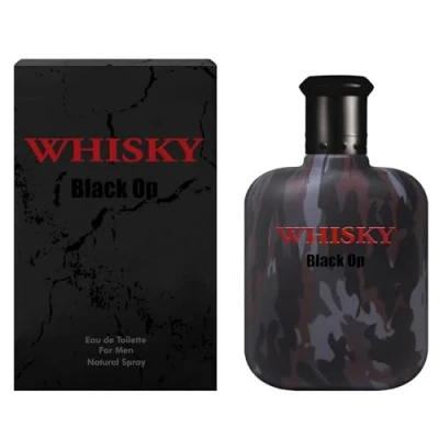 Afbeelding van WHISKY Black OP Eau de Toilette 100 ml verstuiver herengeur Made in France EVAFLORPARIS