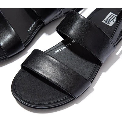 Afbeelding van Fitflop Gracie BACK Strap Sandalen, Dames, Maat: 39, All black Leer