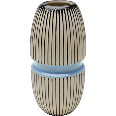 Afbeelding van Kare Calabria Designvaas Handgemaakte decoratieve vaas Van porselein Eendelig stuk 31 cm (H) Blauw