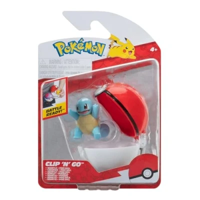 Image de Pokemon PKW Clip &#039;N&#039; Go (Squirtle #3 avec Poké Ball) W18
