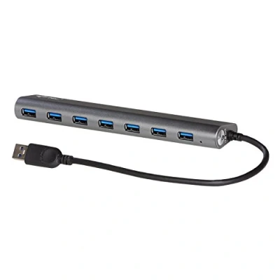 Afbeelding van Hub USB i Tec U3HUB778 Zilverkleurig Zwart Grijs