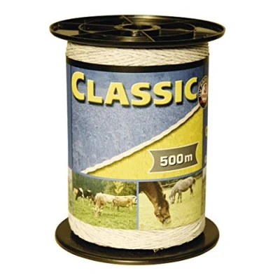 Afbeelding van Classic afrasteringsdraad 500m wit, 6x 0,20 rvs