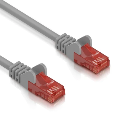 Afbeelding van Cat 6 U/UTP Netwerkkabel Patchkabel Internetkabel 10 Gbps 0.5 meter Grijs Allteq