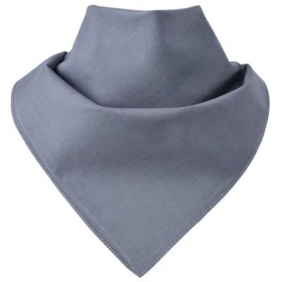 Afbeelding van Miobo Bandana, halsdoek, halsketting, 100% katoen, eenheidsmaat 55 x cm, effen grijs., Grijs