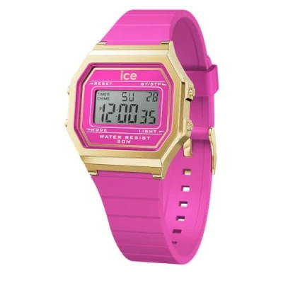 Afbeelding van Ice Watch Digit Retro Barbie Pink 022527 Horloge Siliconen Roze Ø 33 mm