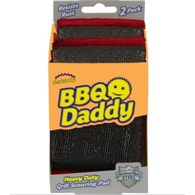 Afbeelding van Scrub Daddy BBQ 2 Stuks Barbecue schoonmaakspons ArmorTec gaas Voor hardnekkige vuilresten Hittebestendig Extra krachtig