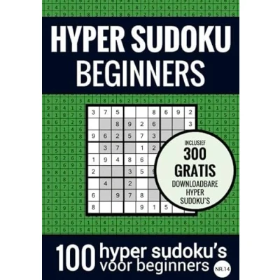 Afbeelding van SUDOKU Makkelijk: HYPER nr. 14 Puzzelboek met 100 Makkelijke Puzzels voor Volwassenen en Ouderen