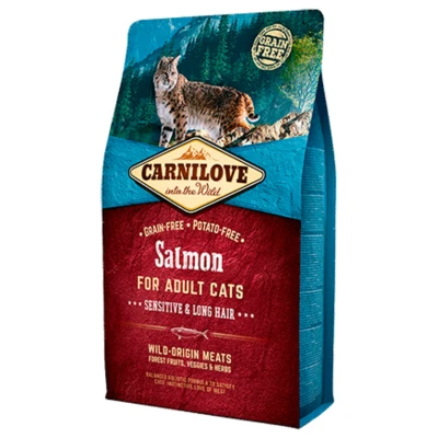 Afbeelding van Carnilove Salmon Sensitive / Long Hair 400 GR (396952)