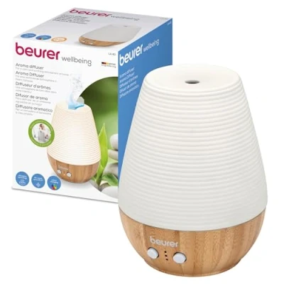 Image de Beurer Diffuseur d&#039;arômes à ultrasons LA 40 12W Blanc et marron