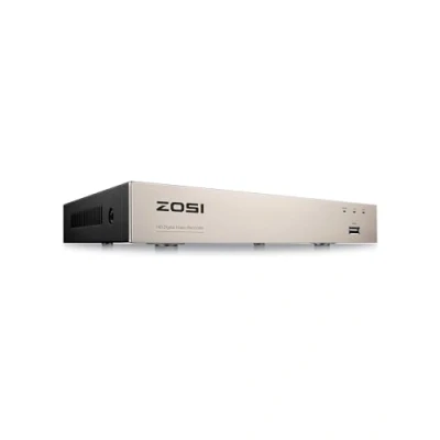 Afbeelding van ZOSI H.265+ 5MP Lite DVR 8 weg digitale videorecorder HD TVI CCTV bewakingssysteem QR code en bewegingsdetectie zonder harde schijf meegeleverd