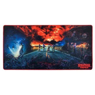Afbeelding van Stranger Things XXL muismat 90cm x 47cm ideaal voor thuiswerken en gaming