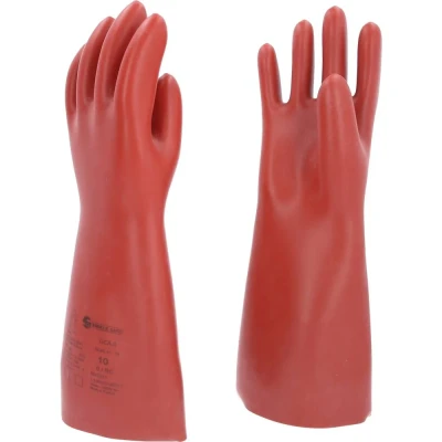 Afbeelding van KS Tools 117.0007 Elektrische beschermende handschoenen met mechanische en thermische bescherming, maat 10, klasse 0, 1000 V, rood