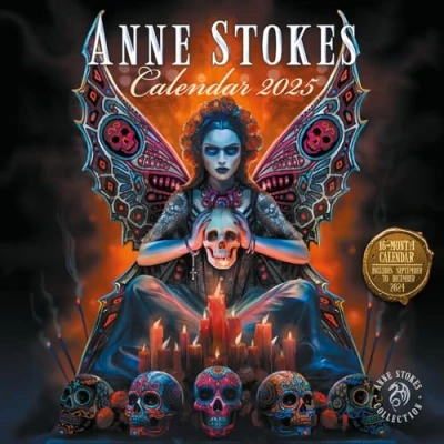 Afbeelding van Anne Stokes kalender 30x30 cm 2025 pyramid
