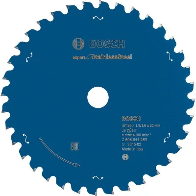 Afbeelding van Bosch Accessories Expert for Stainless Steel 2608644289 Cirkelzaagblad 185 x 20 1.6 mm Aantal tanden: 36 1 stuk(s)