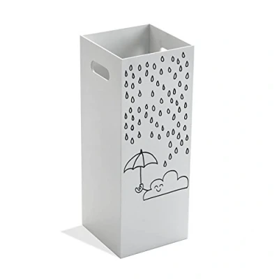 Afbeelding van VERSA Clouds Paraplustandaard voor entree, hal, slaapkamer, tuin, klein en modern, afmetingen (l x b b) 53 21 cm, MDF hout, wit grijs