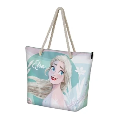 Afbeelding van Karactermania Frozen 2 Blauwe zon Zomer Strandtas Disney