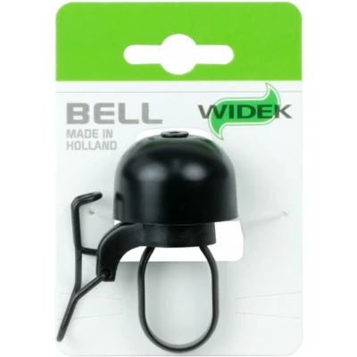 Afbeelding van Fietsbel Widek Paperclip Mini zwart (op kaart)