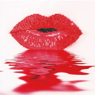 Afbeelding van Diamond Dotz Hot Lips Painting 2.425 30x30 cm