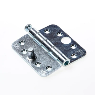 Afbeelding van Axa Smart Veiligheidsscharnier ronde hoeken los gestort topcoat gegalvaniseerd 89 x 3mm SKG*** 1617 09 23/7V