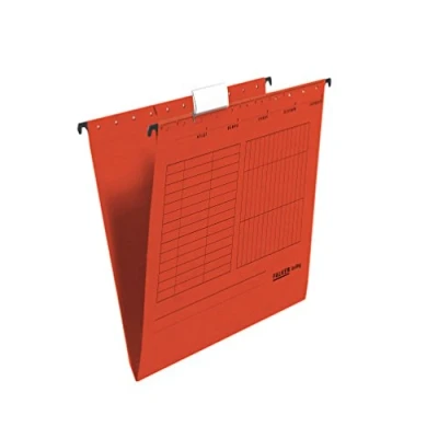 Afbeelding van Exacompta Falken 80002496001F hangmap, A4, 230 g/m², 25 stuks, rood