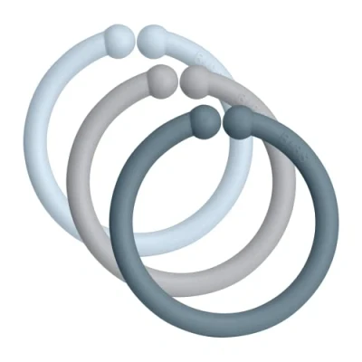 Afbeelding van Bibs Baby Blue/Cloud/Petrol 12 Stuks Loops 900230