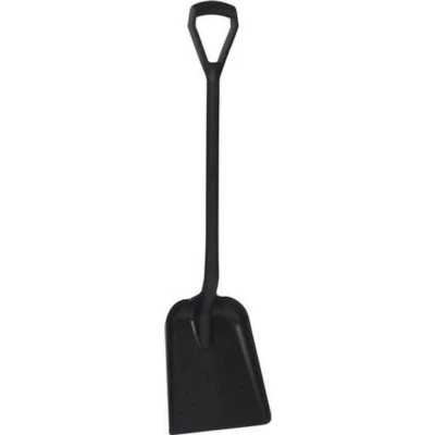 Image de VIKAN 56259 pelle, manche en D, monobloc, 1040 mm, polypropylène, noir 5625/9