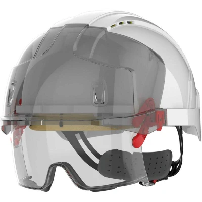 Afbeelding van JSP EVO VISTA lens M/Peak WR Whi/Smo 06010141 Wit