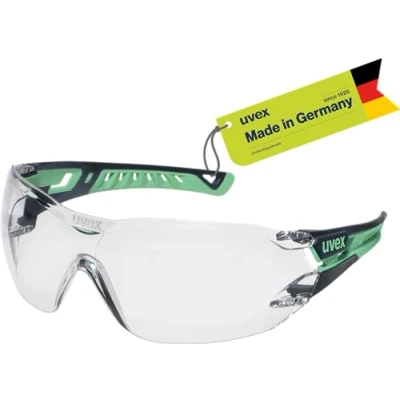 Afbeelding van uvex pheos nxt 9128295 Veiligheidsbril Incl. UV bescherming Grijs, Groen EN 166:2001, 170:2002