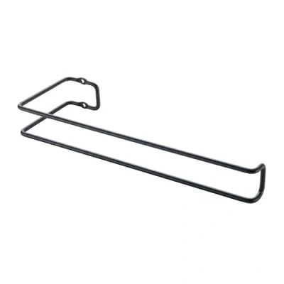 Afbeelding van Metaltex Keukenrolhouder Hangend 30x3x10 cm Zwart