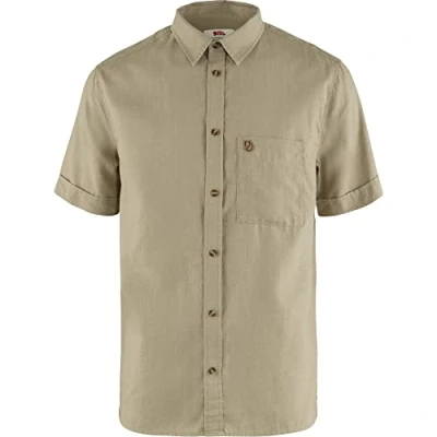 Afbeelding van Övik Travel Overhemd Heren Sand Stone 300 L Groen Outdoor Shirt