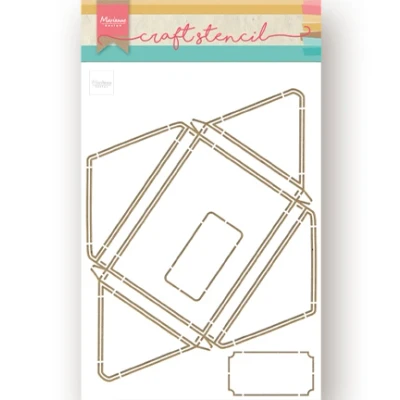 Afbeelding van Marianne D Craft Stencil A4 Envelop PS8071 210x320