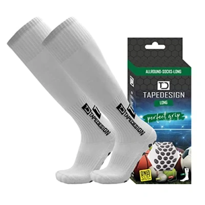Afbeelding van TapeDesign All Round Gripsokken Long Wit