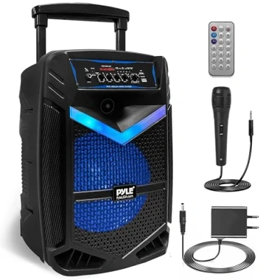 Afbeelding van Pyle PA Bluetooth Partyluidspreker Krachtig geluid Karaokefunctie