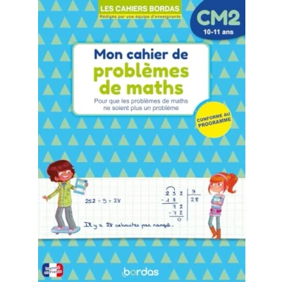 Afbeelding van MON CAHIER DE PROBLEMES MATHS CM2