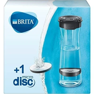 Image de Bouteille filtrante Brita Blanc Graphite avec 3 filtres MicroDisc inclus