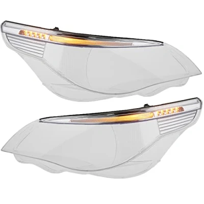 Afbeelding van Xenon glazen koplamp geschikt voor BMW 5 E60 E61 03 07 met links en rechts licht.