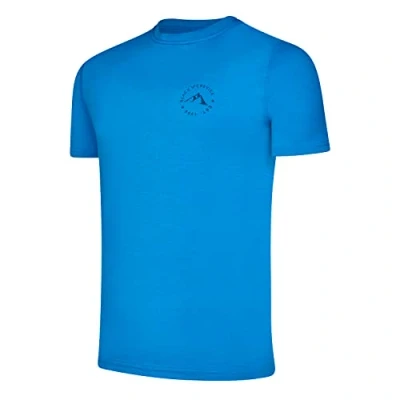 Afbeelding van Black Crevice Merino Wol T shirt voor heren Premium 70% merinowol en 30% polyester Temperatuurregulerend Mulesing vrij shirt, Lente Bruin, M