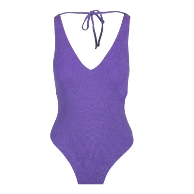 Afbeelding van Lingadore Badpak, Dames, Maat: 36, Violet