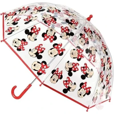 Afbeelding van Koepelparaplu Minnie Mouse Transparant (ø 45 cm)
