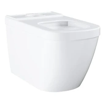Afbeelding van Grohe Euro Keramiek staand duoblitercloset rimless zonder reservoir Wit